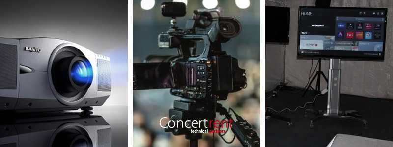 оренда прокат мультимедійне обладнання відео concert-rent