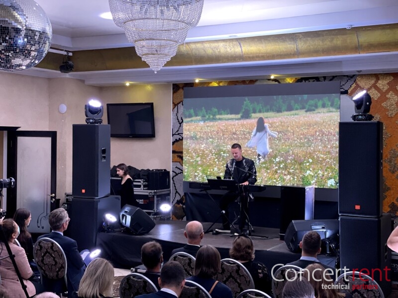 аренда прокат медиа оборудования аппаратуры для мероприятий примеры работ киев concert.rent