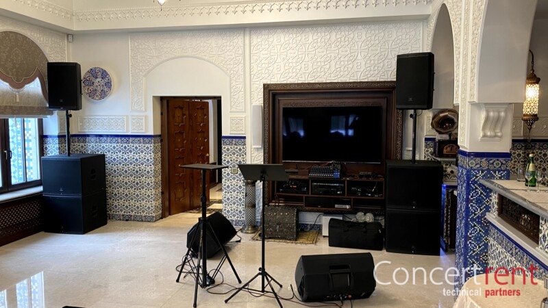 аренда прокат звукового оборудования аппаратуры для мероприятий примеры работ киев concert.rent